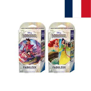 Disney Lorcana JCC Lorcana Fabuleux Deck Préconstruit pour 1 joueur