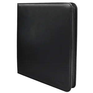 Ultra Pro Vivid 12-Pocket Zippered PRO-Binder: Black